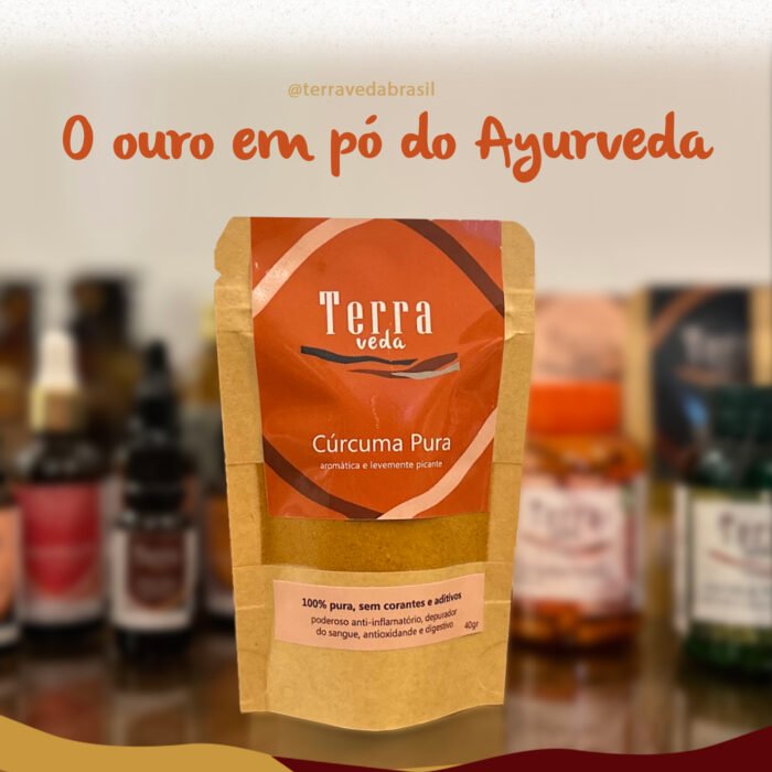 Terra Veda Brasil Cúrcuma em Pó 40gr